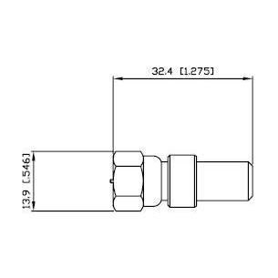 Terminacion F 75ohms 1/2W 400Mhz Alfar