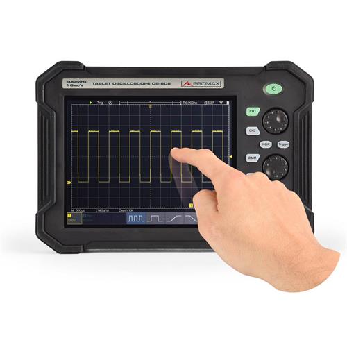 Osciloscopio 2 canales 100 MHz formato tablet OS-802B Promax