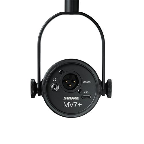 Micrófono vocal dinámico. Hibrido XLR/USB Negro MV7+K