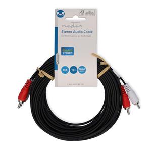 Cable audio 2 RCA macho a 2 RCA macho 10m