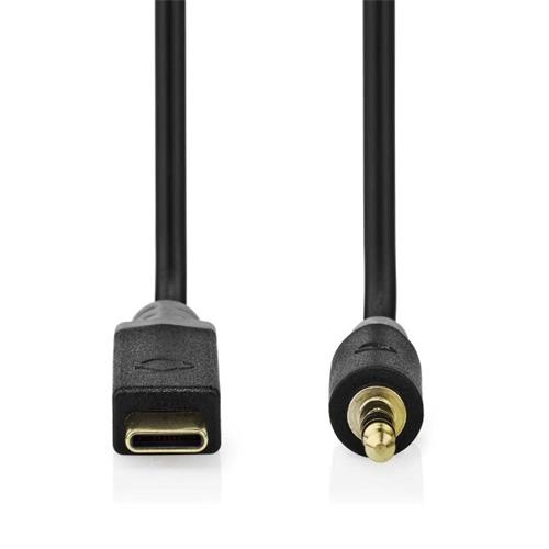 Adaptador USB-C-Jack 3.5mm Macho 4pin Nedis 1mts