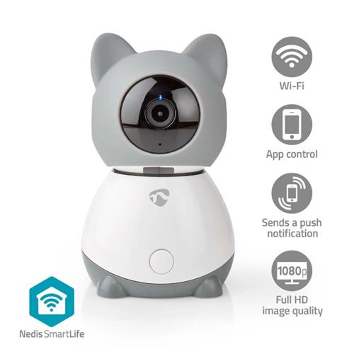Camara gato wifi Full HD 1080p mSD Nedis