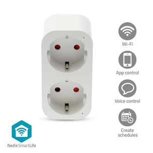 Nedis Enchufe doble 3680W Wifi Alexa Google 2