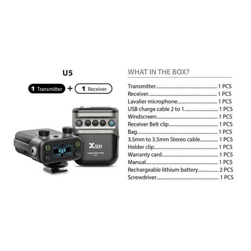 Sistema inalambrico digital a 2,4 GHz para camara U5