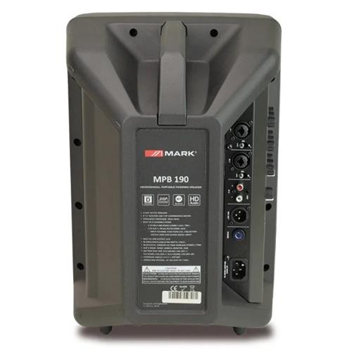 Caja acústica activa 2 vías bateria 130W+60W Woofer 8 + Driver 1ABS. MPB 190 Caja acústica activa 2 vías bateria 130W+60W Woofer 8 + Driver 1ABS. MPB 190