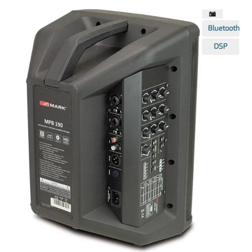 Caja acústica activa 2 vías bateria 130W+60W Woofer 8 + Driver 1ABS. MPB 190 Caja acústica activa 2 vías bateria 130W+60W Woofer 8 + Driver 1ABS. MPB 190