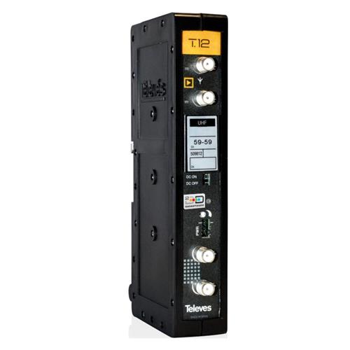 T12 Amplificador Monocanal Selectivo UHF 470...862MHz G 50dB Vs Televes T12 Amplificador Monocanal Selectivo UHF 470...862MHz G 50dB Vs Televes