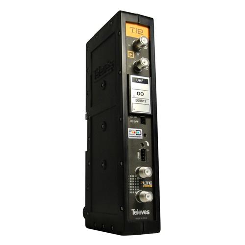 T12 Amplificador Monocanal Selectivo UHF 470...862MHz G 50dB Vs Televes