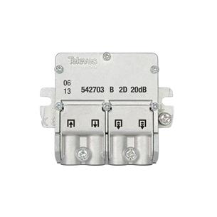 Mini-Derivador 5...2400MHz EasyF 2D 21dB Interior (B - Pisos 4...6) Televes
