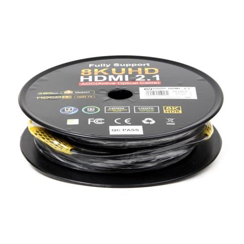 Cable HDMI 2.1 fibra optica 8K 70m EQ-116070