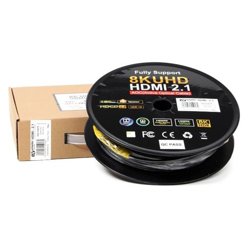 Cable HDMI 2.1 fibra optica 8K 70m EQ-116070