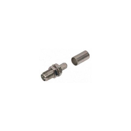 Conector SMA hembra RG58 crimp economico