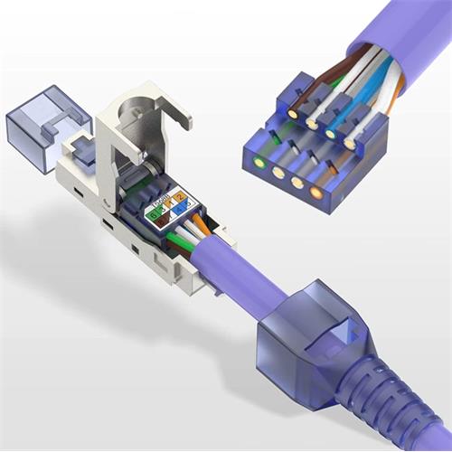 Conector RJ45 Cat.8 conexion rapida ETI