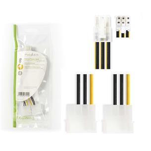 Cable conexion alimentacion interna 6 pines 2 molex 15cm