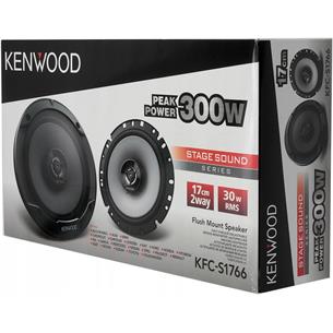 Altavoz amplia gama de autorradio de 6" 60W doble vía pareja Kenwood 2