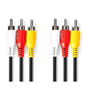 Cable Audio/Video 3Rca 3m Nedis 2