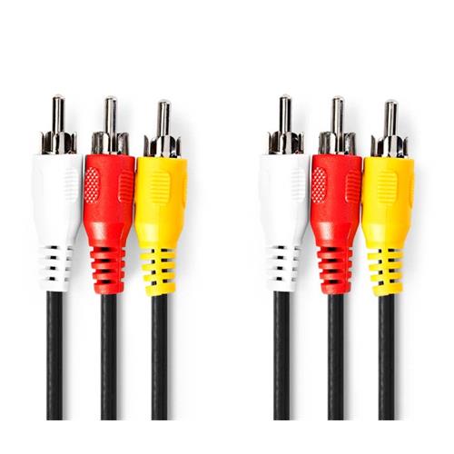 Cable Audio/Video 3Rca 3m Nedis Cable Audio/Video 3Rca 3m Nedis