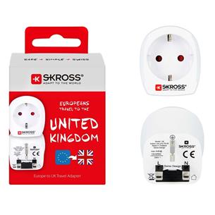 Adaptador de viaje UE-UK SKROSS