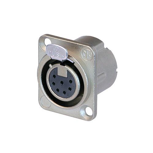 Base conector XLR 7P hembra chasis NC7FDLX