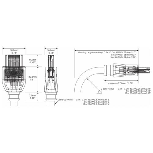 Cable HDMI serie ONE alta velocidad 1m K16041-0100-CH