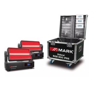 Pack 2x SIDERAL RGB 800 IP66 + Flightcase