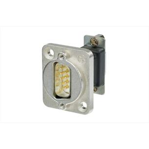 Conector para panel DSUB9 macho hembra NADB 9 MF