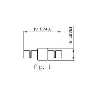 Conector SMB macho macho Alfar