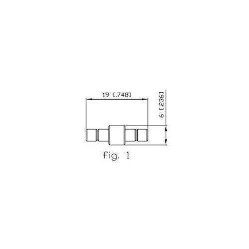 Conector SMB macho macho Alfar