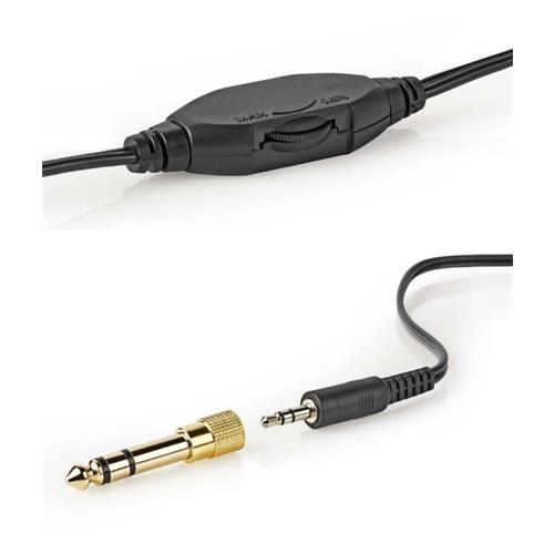 Auriculares Supraaurales con Cable 3.5mm Nedis Auriculares Supraaurales con Cable 3.5mm Nedis