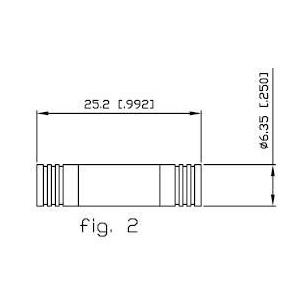 Conector SMB hembra hembra Alfar