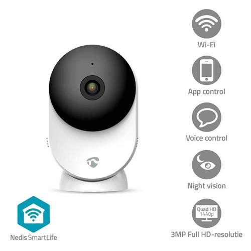 Camara IP Wifi DUAL 3Mp interior Nedis Camara IP Wifi DUAL 3Mp interior Nedis