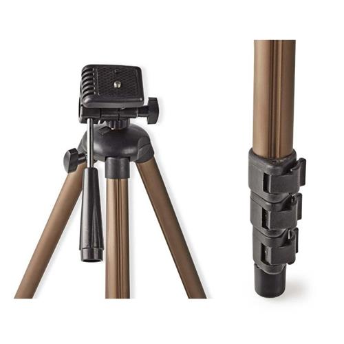 Tripode ligero (645gr.) Max.2Kg 130cm Nedis