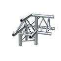 Esquina truss triangular 3 vias 90º izquierda vertice arriba plata FK30T C393
