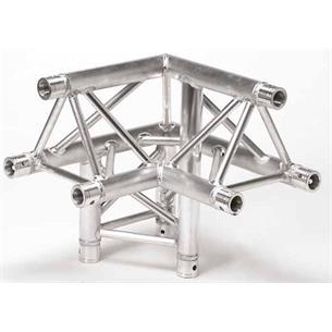 Esquina truss triangular 3 vias 90º izquierda vertice arriba plata FK30T C393 2