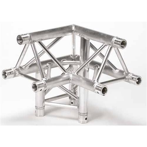 Esquina truss triangular 3 vias 90º izquierda vertice arriba plata FK30T C393