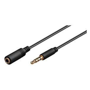 Cable extension Jack 3.5mm 4 pines M-H 1m