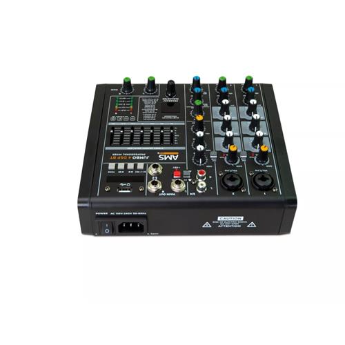 Mezclador de audio. 2 Ch mono+1 St. Reproductor USB/Bluetooth. JUMBO 4 DSP BT