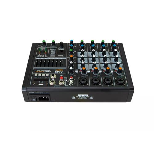 Mezclador de audio. 4 Ch mono+1 St. Reproductor USB/Bluetooth. JUMBO 6 DSP BT