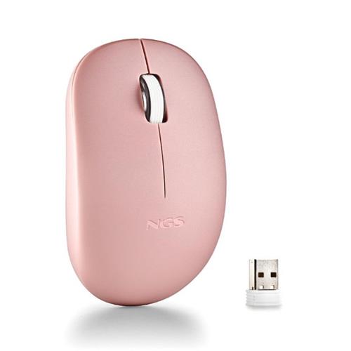 Raton Optico inalambrico NGS FogPro Rosa