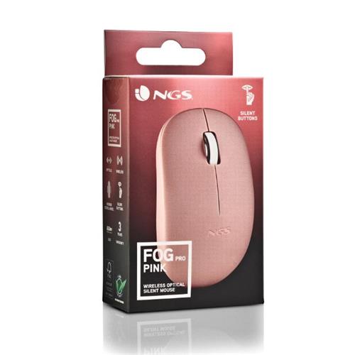 Raton Optico inalambrico NGS FogPro Rosa
