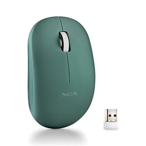 Raton Optico inalambrico NGS FogPro Verde