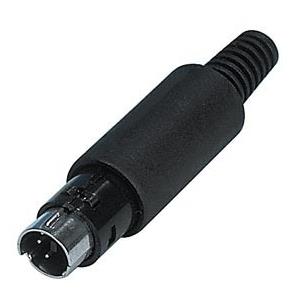 Conector Mini-Din macho aereo 5 pines