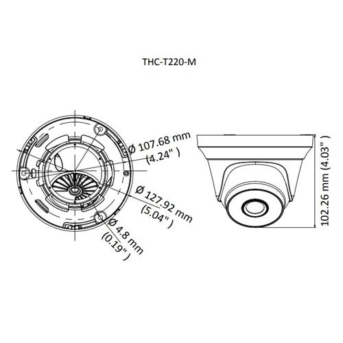 Camara Domo 1080p IP66 AHD/CVI/CVBS 2mp Hilook
