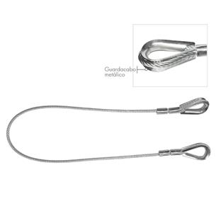 Eslinga de seguridad: 8 mm x 2000 mm. WLL: 700 Kg ESL-21