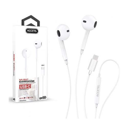 Auricular con micro USB-C Accetel EP1917