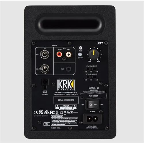 Pareja de monitores de estudio KRK 2 vias 3" KREATE 3