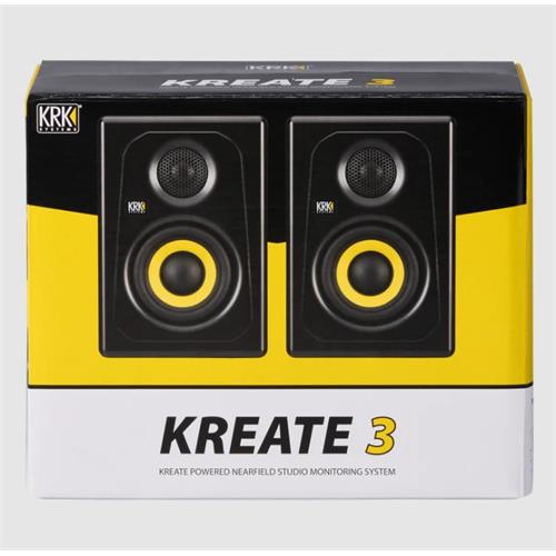 Pareja de monitores de estudio KRK 2 vias 3" KREATE 3