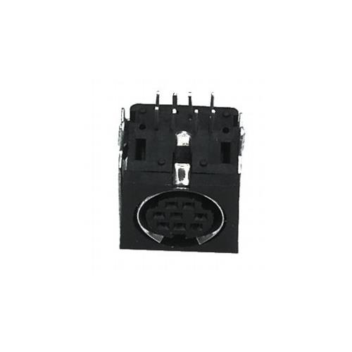 Conector Mini-Din base 4 pines circuito impreso