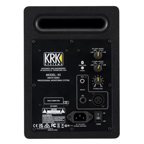 Monitor activo de referencia KRK 2 vias 5" KREATE 5 (1 Unidad)