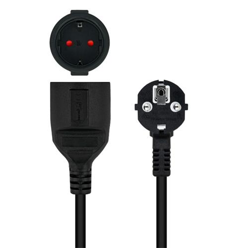 Prolongador corriente 3x1,5mm con Schuko 10m Prolongador corriente 3x1,5mm con Schuko 10m